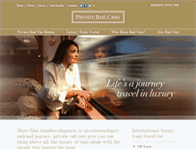Tablet Screenshot of privaterailcars.net
